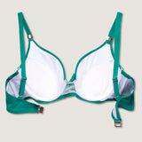 Panos Emporio - Lydia Push Up Bikini Top Green