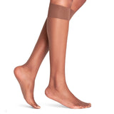 Falke - Shelina Knæstrømpe 12 Denier Espresso