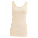 Femilet - Juliana Top med bred strop Uld Ivory