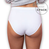 Balzaa - Milano 3-pak Maxi Trusse Hvid