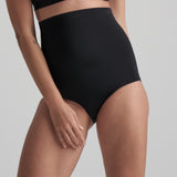 Byebra - Usynlig Højtaljet Trusse Sort