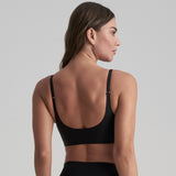 Byebra - Top Med Rund Udskæring Sort