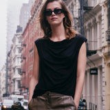 Rosemunde - T-shirt I Viscose Sort