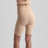 Byebra - Soft Touch Højtaljet Shorts Beige