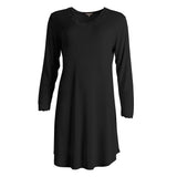 Lady avenue - Jersey Silke Natkjole L/Æ Blac