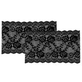 Bandelettes - Onyx Lårskåner Med Blonde Sort