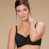 Trofé - Sanna Stripe Formstøbt Bh Sort