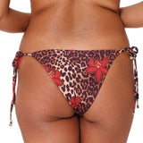 Lingadore - Leo Bikini Tai Med Snøre Leopard