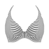 Freya - Jewel Cove Halterneck Stripe Black