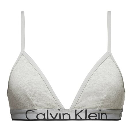 Calvin Klein - Trekant BH Med Logo Grå