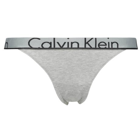 Calvin Klein - Tanga Trusse Med Logo Grå