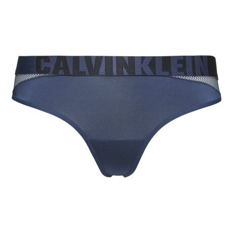 Calvin Klein - String Med Logo Blå
