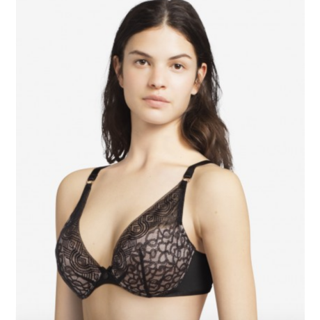 Chantelle - Solace Push Up BH Sort Chantelle - Solace Push Up BH Sort