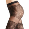 Falke - Leaves Dream Tights Sort Falke - Leaves Dream Tights Sort