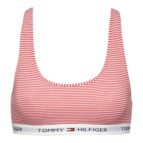 Tommy Hilfiger - Bralette Top med striber Rød