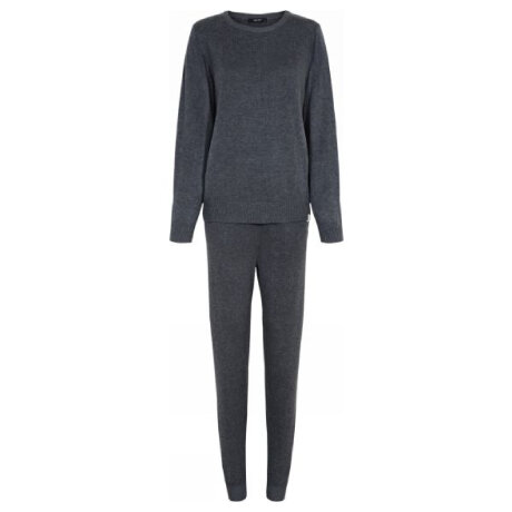 Decoy - Loungewear Sæt Dark Grey Melange