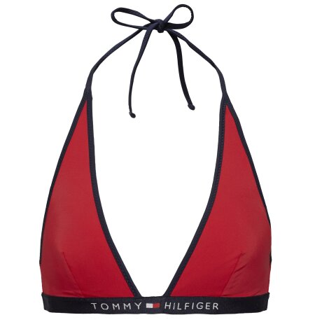 Tommy Hilfiger - Halterneck Bikini Top Rød