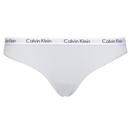 Calvin Klein - Tai med Smal Logo Kant Bliss