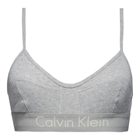 Calvin Klein - Bralette Top Unlined Grey Heather