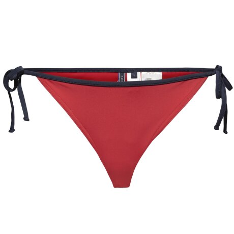 Tommy Hilfiger - Smal Bikini Tai med snøre Rød