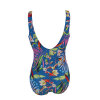 Lentiggini swimwear - Frontpleats Badedragt Multicolor+Petrol 