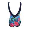 Lentiggini swimwear - V-Badedragt Fuchsia/Navy