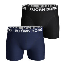Bjørn Borg Herrer - Solids 2-pak Boxershorts Blue Depths 