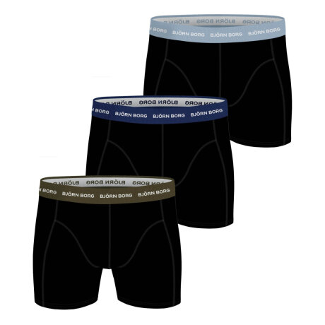 Bjørn Borg Herrer - Essential 3-pak Boxershorts Sort/Sort Bjørn Borg Herrer - Essential 3-pak Boxershorts Sort/Sort
