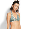 Seafolly - Halterneck Bra Top Olive Leaf