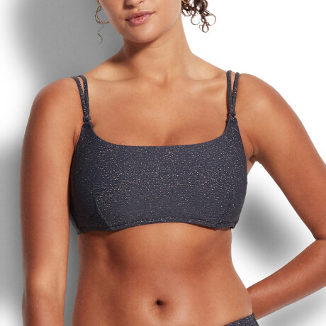Seafolly - Square Neck Tank Bikini Top Indigo