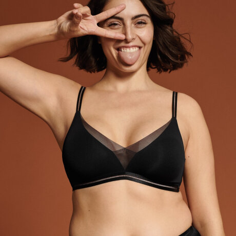 Silvana - Naturana - Soft BH Formstøbt Sort