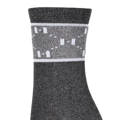 Hype The Detail - Fashion Socks Mørk Grå Melange