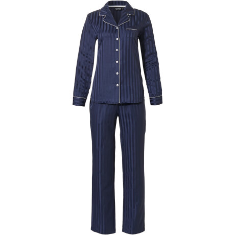 Pastunette - Pyjamas med Knapper Dark Blue Pastunette - Pyjamas med Knapper Dark Blue