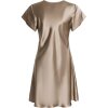 Lady avenue - Silke Natkjole med ærme Antigue Gold