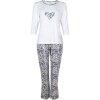 Lady avenue - Bambus Pyjamas 3/4 Ærme Sundress White