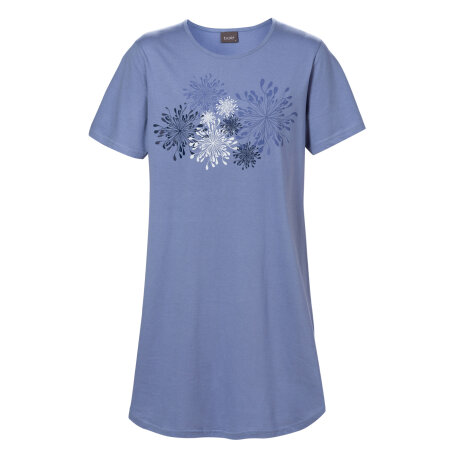 Trofé - Bigshirt Blomster Blå