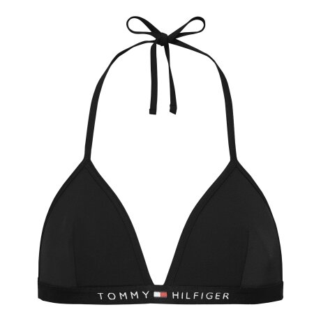 Tommy Hilfiger - Trekants Bikini med snøre Sort
