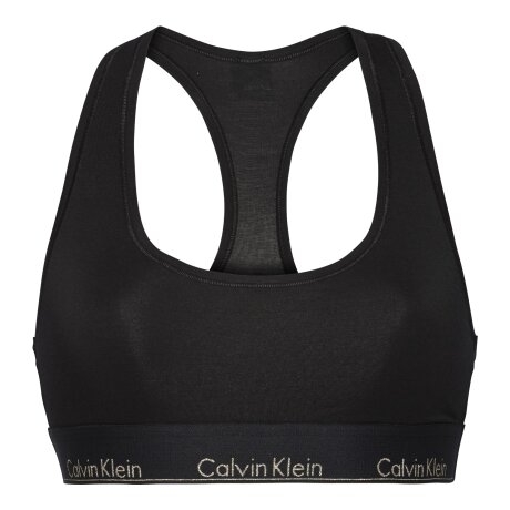 Calvin Klein - Modern Cotton Bralette Sort/Guld