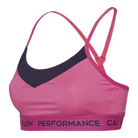Calvin Klein - Work Out Adjustable Sports BH Pink Yarrow