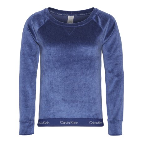 Calvin Klein - Modern Cotton Velour Sweatshirt Dark Night 