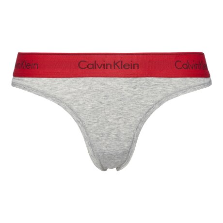 Calvin Klein - Modern Cotton String Grey Heather/Manic Red