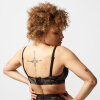 Chantelle - True Lace Stropløs BH Sort Chantelle - True Lace Stropløs BH Sort