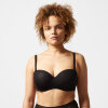 Chantelle - True Lace Stropløs BH Sort Chantelle - True Lace Stropløs BH Sort