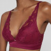 Esprit - Satin Lace Top med vatt Dark Pink Esprit - Satin Lace Top med vatt Dark Pink