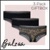 Balzaa - Giftbox 3 Pieces Surprise Me Hipster Sort/Leo/Sort