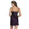 Lady avenue - Silke Chemise med blonde Aubergine Lady avenue - Silke Chemise med blonde Aubergine