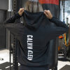 Calvin Klein - Work Out Wind Jacket Logo Sort
