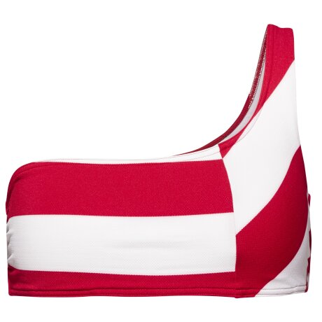 Tommy Hilfiger - Stripes Bandeau Bikini Tango Red