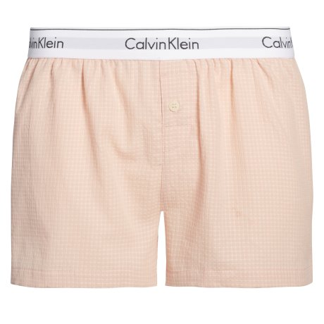 Calvin Klein - Wovens Cotton Sleep Short Woven Grid 