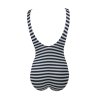 Lentiggini swimwear - Fancy Stripe Badedragt Sort/Hvid